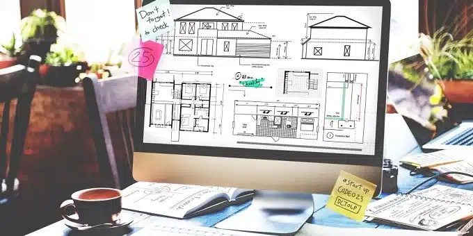 tervrajz az építési projektről
