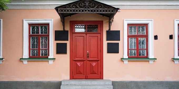 kétszárnyú bejárati ajtó, kétszárnyú ajtó
